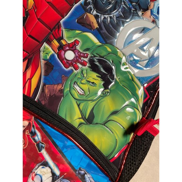 Marvel Avengers Superhero Backpack With Iron Man Hulk & Captain America For Kids - Picture 3 of 10